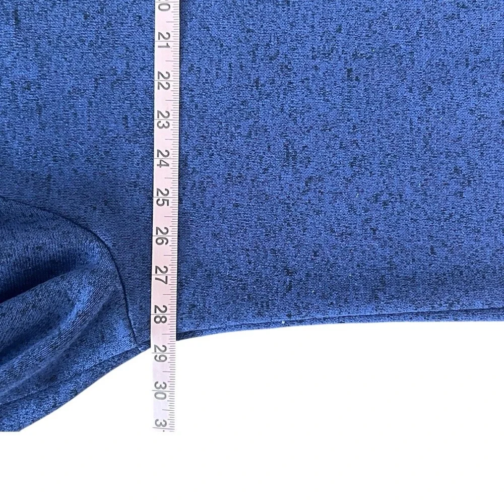 Crown & Ivy Men's 1/4 Zip Sweater‎ Size 2X Blue Black Pullover Layer